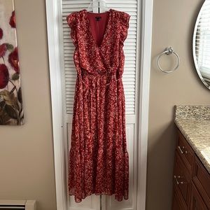 Ann Taylor Rust Wrap Dress